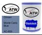 Preview: Citroen, Monte Carlo Blue, AC-605: 500ml Lackdose, von ATW Autoteile West.